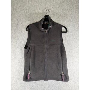 Patagonia Synchilla Fleece Vest Womens XS Black Zip Up Outdoor Gorpcore VTG